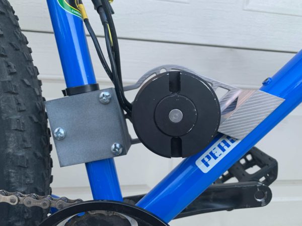 eBike motorsteun in situ A