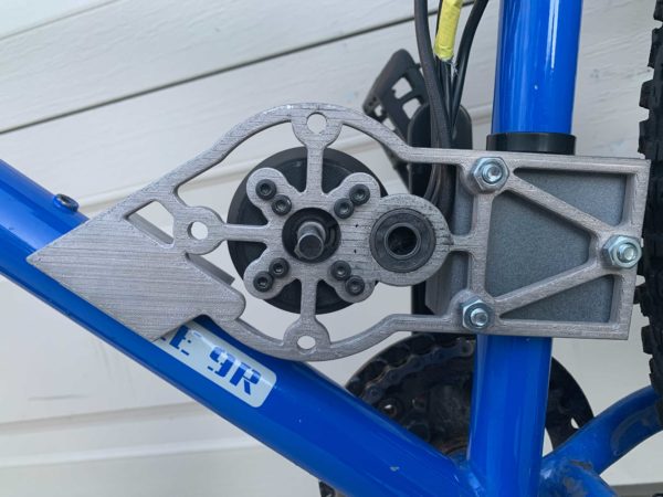 eBike motorsteun in situ B